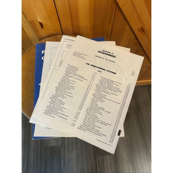 1961 CHEVROLET IMPALA BISCAYNE BEL AIR NOMAD ORIGINAL FACTORY SERVICE MANUAL (53 - Picture 8 of 8